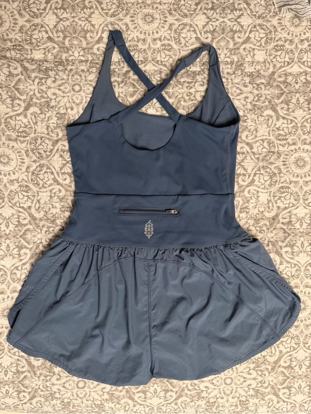 FP Movement Navy Active Dress with Crossback
